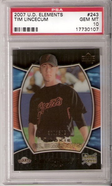 PSA Set Registry Showcase: Tim Lincecum